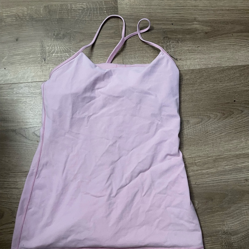 Pink lululemon tank top